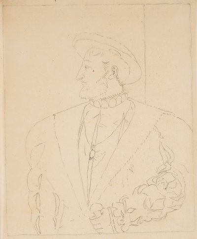 Esquisse de François Ier (étude pour La Galerie du Louvre), c.1831-32 - Samuel Finley Breese Morse